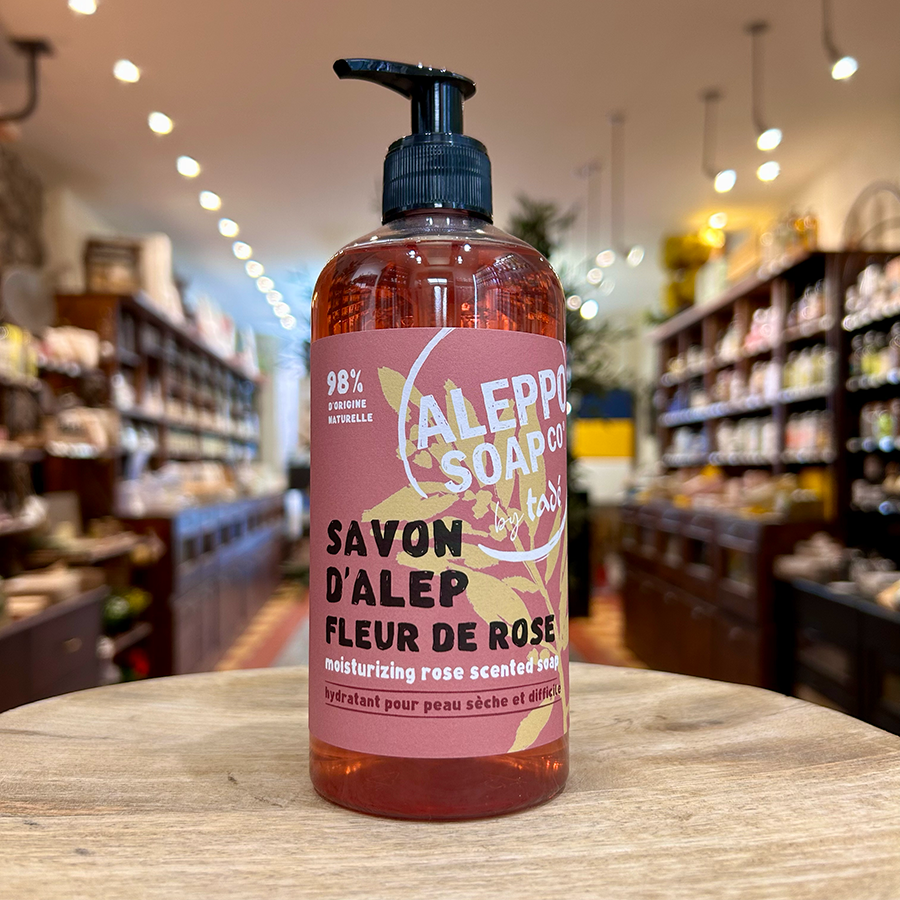 Savon d'Alep Liquide Fleur de Rose