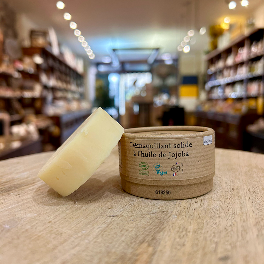 Démaquillant solide à l'huile de jojoba