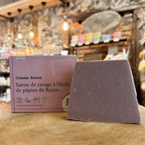 Savon rasage huile pépins raisin