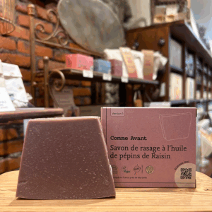 Savon Rasage Huile Pépins Raisin