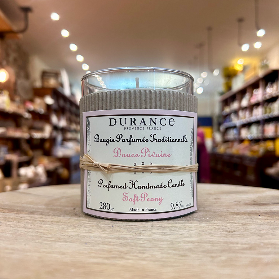 Grande Bougie Parfumée Douce Pivoine 280gr