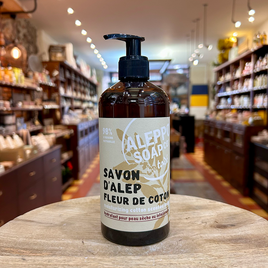 Savon d'Alep Liquide Fleur de Coton