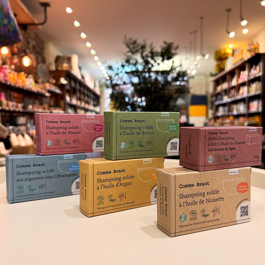 Shampoing solide cheveux secs ou abimés à l'huile d'argan