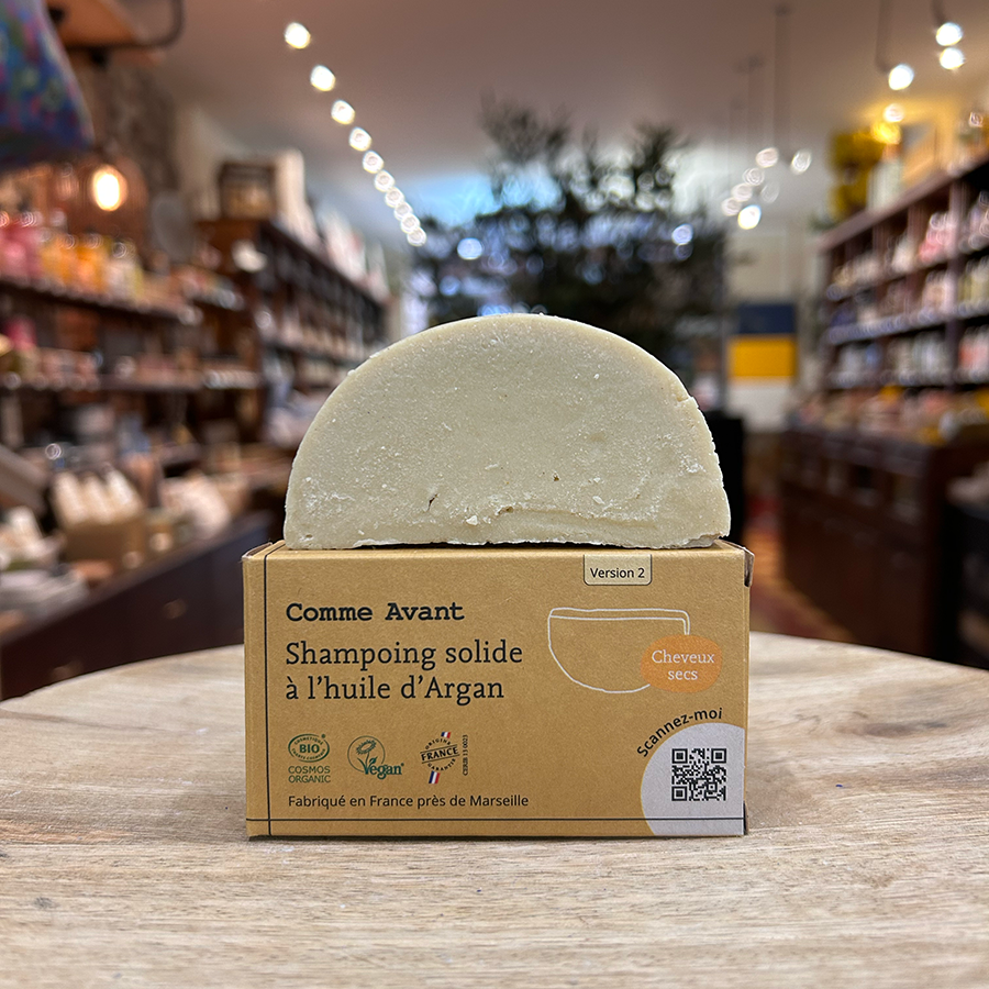 Shampoing solide cheveux secs ou abimés à l'huile d'argan